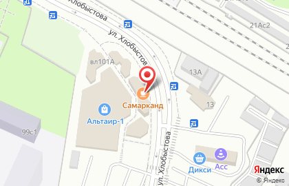 Ресторан Самарканд в Москве на карте