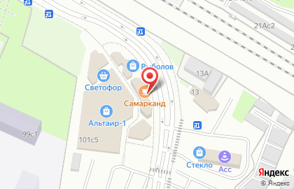 Ресторан Самарканд в Москве на карте