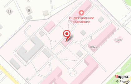Городская больница им. С.П. Боткина на улице Металлургов на карте