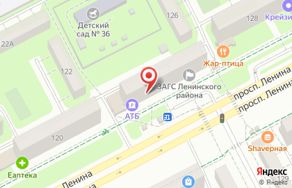 Обувной магазин Belwest на проспекте Ленина на карте
