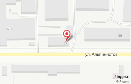 Автомойка на улице Альпинистов на карте