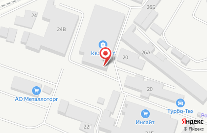 Торговая фирма Квалитет в Левобережном районе на карте