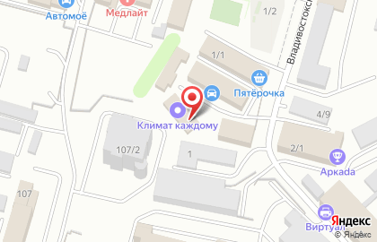 Типография Press Start на Владивостокской улице на карте