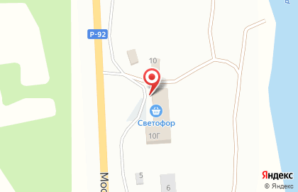 Магазин низких цен Светофор на Береговой улице на карте