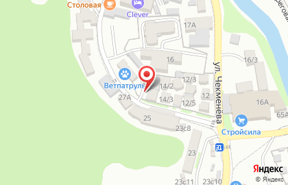 Шиномонтажная мастерская в Хостинском районе на карте