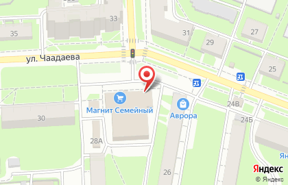 Магазин Юнга в Московском районе на карте
