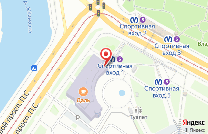 Спартак на проспекте Добролюбова на карте