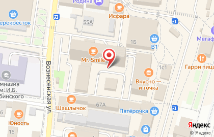 Аптека Посадский лекарь на Вознесенской улице на карте