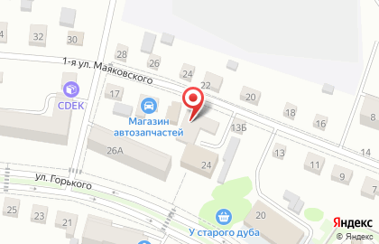 Автосервис в Калининграде на карте