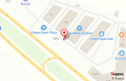 Торговая компания Строительная империя в Челябинске на карте