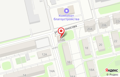 Киоск овощей и фруктов на улице Ломоносова на карте