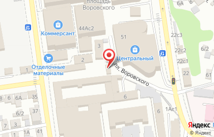 Исправительная колония №5 на площади Воровского на карте
