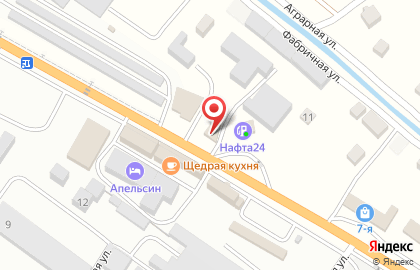 Супермаркет Центральный на улице Ю.Гагарина на карте