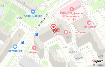 Обжора на Ангарской улице на карте