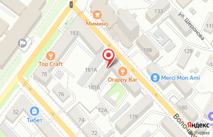 Кабинет медицинского массажа на Волочаевской улице на карте