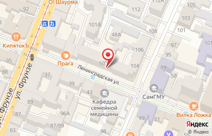 Банк ВТБ в Самаре на карте