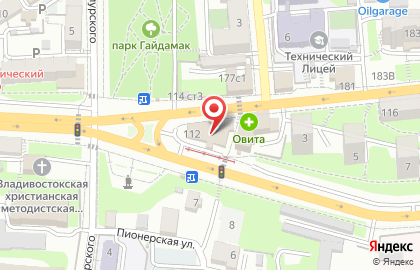 Супермаркет Стрелец на Светланской улице на карте