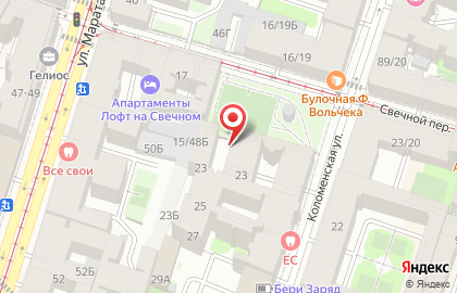 Отель и апартамент Шале де Прованс в Санкт-Петербурге на карте