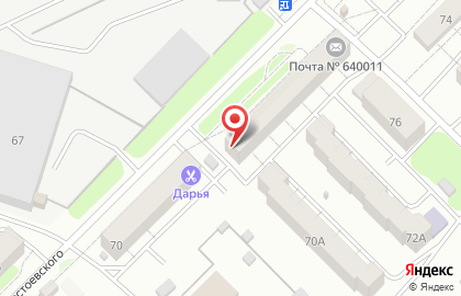 Мясной магазин в Кургане на карте