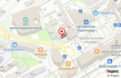 Салон связи МТС на Привокзальной площади на карте