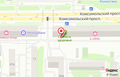 Участковый пункт полиции на Комсомольском проспекте, 69 на карте