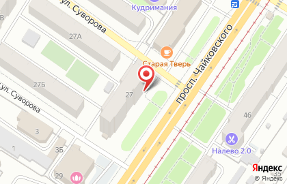 Магазин уникальных товаров на проспекте Чайковского на карте