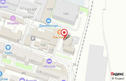 Энергоцентр в Транспортном переулке на карте