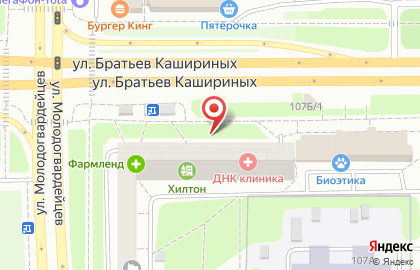 ООО Челябинсктрансагентство на улице Братьев Кашириных на карте