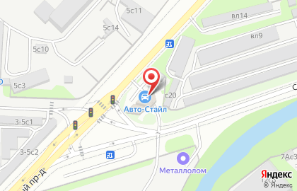 Автомоечный комплекс на Походном проезде, 10 на карте