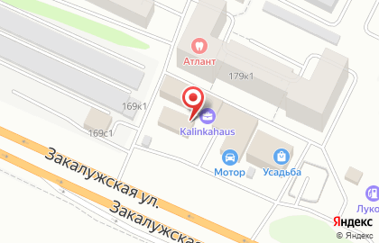 Компания Ремонтофф на Закалужской улице на карте