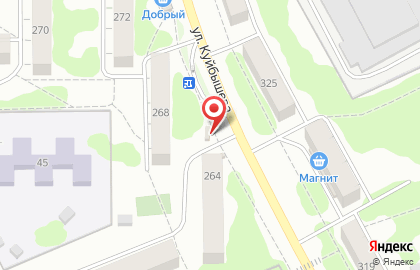 Киоск фастфудной продукции на улице Куйбышева на карте