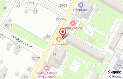 Киоск по продаже рыбы, г. Подольск на улице Свердлова на карте