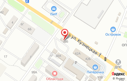 Магазин ритуальных принадлежностей на Кузнецкой улице на карте