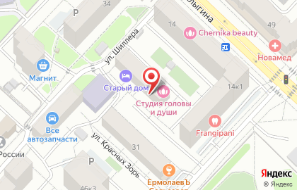 Продуктовый магазин Три кита на карте