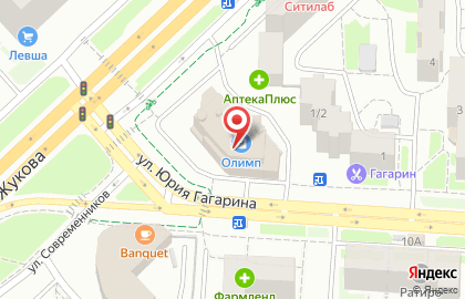 DNS на улице Юрия Гагарина на карте