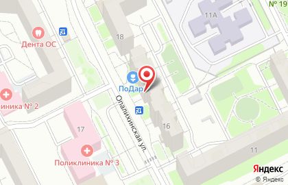 Супермаркет Лион в Верх-Исетском районе на карте
