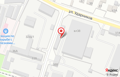 Сервис карданных валов на улице Ударников на карте