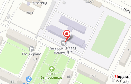 Гимназия №111 на Первомайской улице на карте