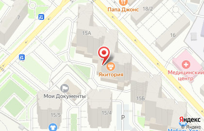 Магазин здорового питания МясновЪ на улице Чугунова на карте