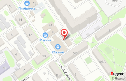 Кафе Вечный зов на улице Лобачевского на карте