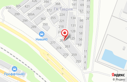 Специализированный магазин автозапчастей Нива 40 на карте