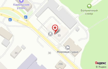 Межмуниципальный отдел МВД России Медвежьегорский на карте