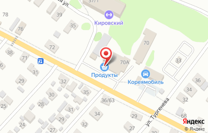 Продовольственный магазин на ул. 22 Декабря, 70а на карте