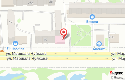Городская поликлиника №10 Отделение восстановительного лечения на улице Маршала Чуйкова на карте