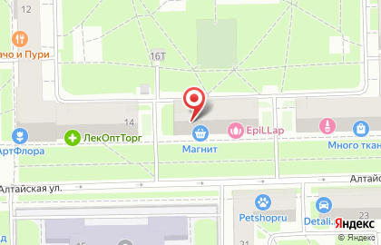 Инструментальный Мир на Алтайской улице на карте