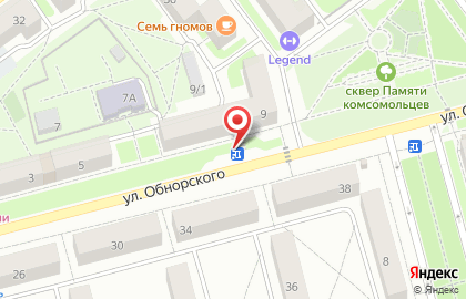 Киоск по продаже печатной продукции ВестиЧ на улице Обнорского, 9/1 киоск на карте