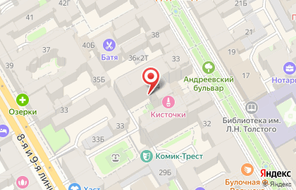 Имидж студия Дениса Осипова в Василеостровском районе на карте