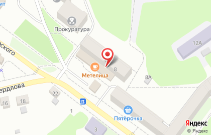 Аптека Живика на улице Луначарского на карте