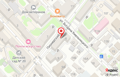 Ателье Светлана в Правобережном округе на карте