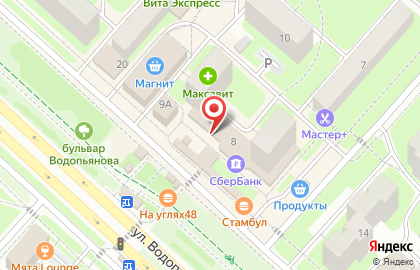 Почта Банк в Липецке на карте